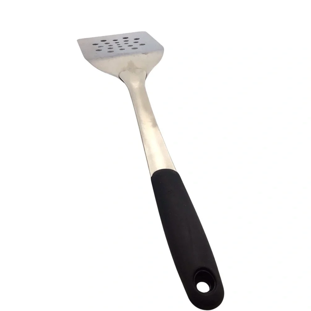 OXO SoftWorks Stainless Steel Slotted Turner Spatula Non-Slip Handle 13”